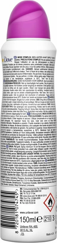 Groothandel 🛒 Dove Go Fresh Acai Berry & Waterlily Deodorant Spray Antitranspirant - 6 X 150 Ml - Voordeelverpakking 👏 10 Groothandel 🛒 Dove Go Fresh Acai Berry & Waterlily Deodorant Spray Antitranspirant - 6 X 150 Ml - Voordeelverpakking 👏 - Afbeelding 10