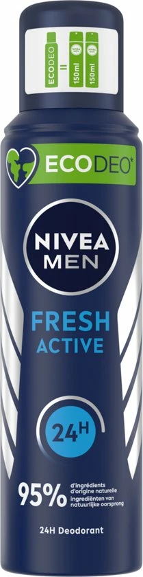 Beste Pirce π NIVEA MEN Ecodeo Fresh Active Deodorant - Voordeelverpakking - 6 X 125ml π 5 Beste Pirce π NIVEA MEN Ecodeo Fresh Active Deodorant - Voordeelverpakking - 6 X 125ml π - Afbeelding 5