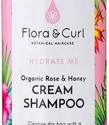 Begroting π Flora & Curl Organic Rose & Honey Cream Shampoo - Curly Girl Proof π―