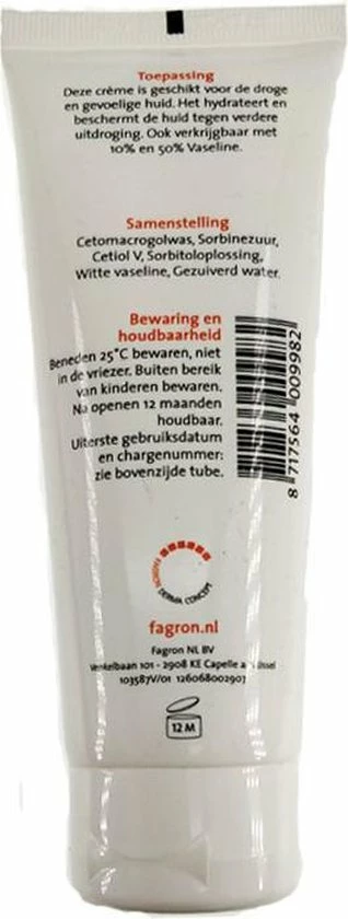 Aanbiedingen π₯ -Fagron- Cetomacrogolcrème Met 20 % Vaseline - Bij Droge Huid - 3x 100gram π 2 Aanbiedingen π₯ -Fagron- Cetomacrogolcrème Met 20 % Vaseline - Bij Droge Huid - 3x 100gram π - Afbeelding 2
