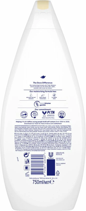 Gloednieuw β Dove Douchecrème Nourishing Silk - 6 X 750 Ml - Voordeelverpakking π 14 Gloednieuw β Dove Douchecrème Nourishing Silk - 6 X 750 Ml - Voordeelverpakking π - Afbeelding 14