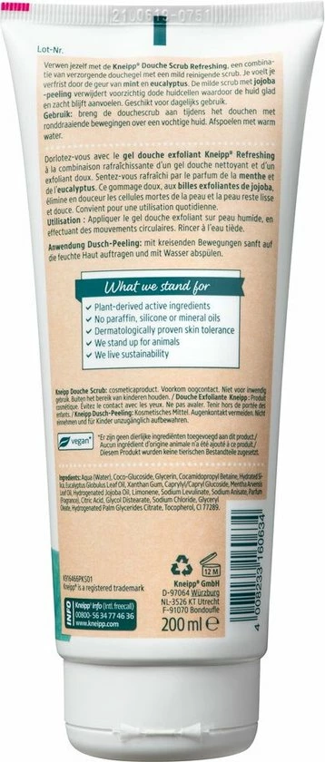 Begroting ๐ Kneipp Refreshing - Douche Scrub ๐ฅ 5 Begroting ๐ Kneipp Refreshing - Douche Scrub ๐ฅ - Afbeelding 5