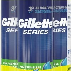 Top 10 💯 Gillette - Scheergel - Gevoelige Huid - 3×200ml ⭐