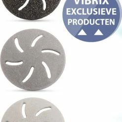 Groothandel ๐ Vibrix Eeltverwijderaar Vijlschijven - Kristal - Totaal 3 Stuks ๐