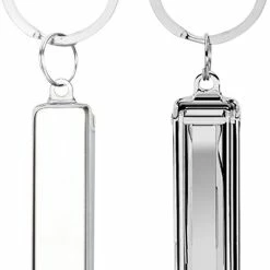 Beste Verkoop 🔔 INTER-ESQUE Nagelknipper Sleutelhanger - Met Nagelvijl - Zilver ⌛