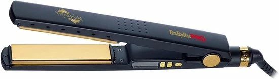 Beste Verkoop βοΈ BaBylissPRO BaByliss PRO - Black And Gold Titanium - Stijltang π 2 Beste Verkoop βοΈ BaBylissPRO BaByliss PRO - Black And Gold Titanium - Stijltang π - Afbeelding 2
