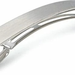 Kopen ⭐ No Evil Grote Zilverkleurige Haarspeld French Barette Metaal 10 Cm 🧨