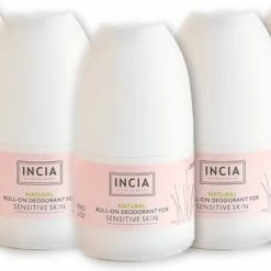Promo 😉 INCIA Natuurlijke Deodorant Voordeelverpakking Voor De Gevoelige Huid | 5 X Natuurlijke Deodorant: De Beste Deodorant Tegen Zweetoksels | Ecocert Goedgekeurd Ingrediënt | Van Natuurlijke Oorsprong | Dierproefvrij. 🎉