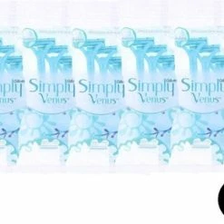 Promo 🔥 Gillette Venus Gillette Simply Venus - Wegwerpscheermesjes - Per 4 Mesjes - 3 Pakken 🎉