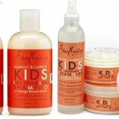Top 10 ⭐ SHEA MOISTURE KIDS SET 4 STUKS Shampoo + Conditioner + Detangler + 1 Cream ✔️