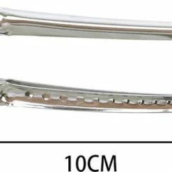 Aanbiedingen 😀 Merkloos Kappers Haarklemmen | Haarclips Zilver | Grote Haarklem | Stevige Platbek Haarklem | Professionele Haarklemmen | Afdeelklem | Hair Clips | 12x ✨ -BRAUN Shop 550x325 1