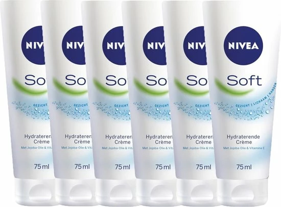 Beste deal π€© Nivea - Soft Hydraterende Crème Tube - 6 X 75 Ml β¨ 1 Beste deal π€© Nivea - Soft Hydraterende Crème Tube - 6 X 75 Ml β¨