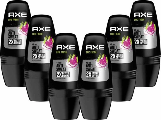 Beste Pirce π 6x Axe Deodorant Roller Epic Fresh 50 Ml π 8 Beste Pirce π 6x Axe Deodorant Roller Epic Fresh 50 Ml π - Afbeelding 8