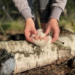 Promo 😉 Merkloos Pelgrim Wol - De Nummer *1* Antidruk Wandelwol - 30 Gram - Natuurlijke Blarenpleisters - Bij Voetongemak - Tegen Blaren - 100% Merino Wol - Anti Druk Voetwol ❤️ -BRAUN Shop 550x412 8