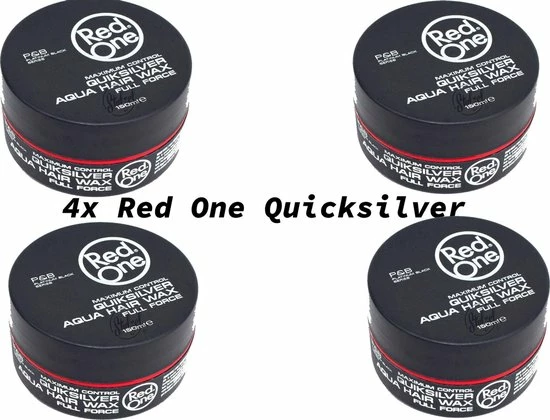 Korting π₯ Red One Quicksilver Hair Wax| Haarwax| Haargel| Gel| Aqua Wax| Quicksilver Aqua Haarwax| 4 Stuks| 4 Pieces π― 1 Korting π₯ Red One Quicksilver Hair Wax| Haarwax| Haargel| Gel| Aqua Wax| Quicksilver Aqua Haarwax| 4 Stuks| 4 Pieces π―