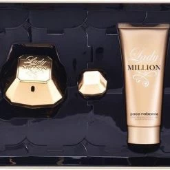 Beste recensies van ✨ Paco Rabanne Lady Million - Geschenkset - Eau De Parfum 80 Ml + Eau De Parfum 5 Ml + Bodylotion 100 Ml 🛒