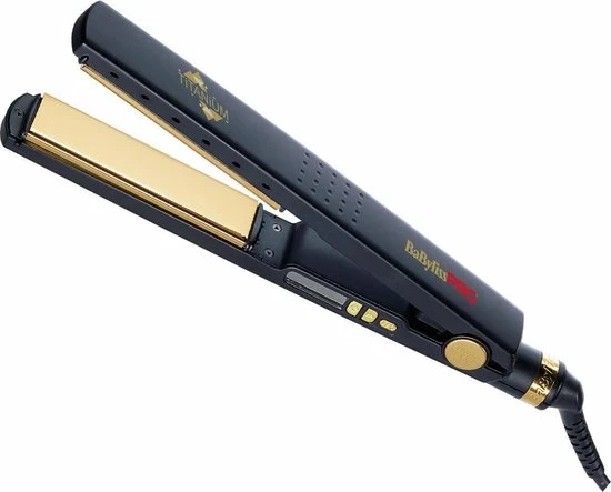 Beste Verkoop βοΈ BaBylissPRO BaByliss PRO - Black And Gold Titanium - Stijltang π 3 Beste Verkoop βοΈ BaBylissPRO BaByliss PRO - Black And Gold Titanium - Stijltang π - Afbeelding 3