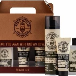 Top 10 🛒 Men's Master Shaving Set - Giftset Met Aftershave Balm + Gezichtscrème + Scheerschuim 🛒