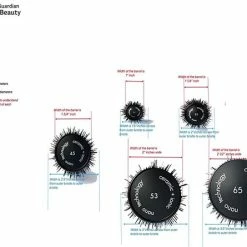 Hete verkoop 🤩 Merkloos Haarborstel Nano Technology Ceramic Ronde 25 Mm | Föhnborstel – Föhn – Haarborstel – Stijltang – Haarklem - Zwart 👍 -BRAUN Shop 550x445 4
