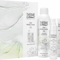 Coupon 🥰 Therme Zen White Lotus Foaming Shower Gel + Body Mist Geschenkset 🔥