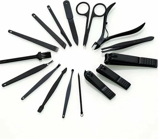 Goedkoopste 🔥 LOUZIR 16 Delig Manicure Set Met Gezichtsmasker- Nagelset -Nagelvijl - Nagelknipper- Nagelschaar - Pincet- Manicureset Met Luxe Etui Voor Nagel 🎁 7 Goedkoopste 🔥 LOUZIR 16 Delig Manicure Set Met Gezichtsmasker- Nagelset -Nagelvijl - Nagelknipper- Nagelschaar - Pincet- Manicureset Met Luxe Etui Voor Nagel 🎁 - Afbeelding 7