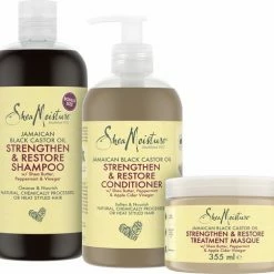 Promo ✨ Shea Moisture Jamaican Black Castor Oil - Shampoo - Conditioner - Masker - Set 🔥