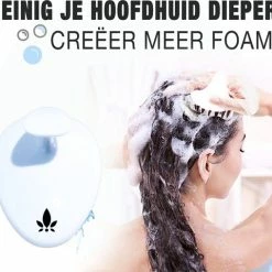 Top 10 ⭐ Haarborstel Scalp Brush Haarborstel Scalp Brush Shampoo Hoofdhuid Massage DoucheBorstel Siliconen - Badborstel Dry Brush Anti Roos - Lichaamsborstel Huidverbetering - Badkamer Accessoire Wit - Balneo 🥰 -BRAUN Shop 550x508 1