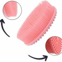 Kopen ๐งจ Blubs® Handborstel – Babyborstel – Badborstel – Doucheborstel – Massage – Siliconen – Wasborstel – Dry Brush – Lichaamsborstel – Scrubborstel – Huidborstel – Roze ๐