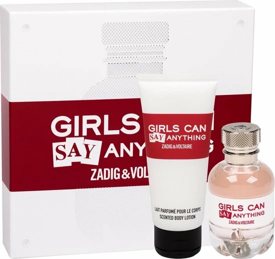 Promo π― Zadig & Voltaire π§ Girls Can Say Anything Giftset - 50 Ml Eau De Parfum Spray + 100 Ml Bodylotion - Geurengeschenkset π 1 Promo π― Zadig & Voltaire π§ Girls Can Say Anything Giftset - 50 Ml Eau De Parfum Spray + 100 Ml Bodylotion - Geurengeschenkset π