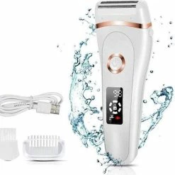 Beste Verkoop 🎁 Rock&Rose 3-in-1 Ladyshave - Scheerapparaat Voor Vrouwen - USB Oplaadbaar - Scheren - Ontharen - Adapter & Oplaadkabel Inbegrepen 😍