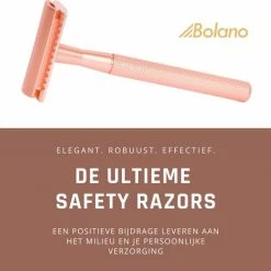 Goedkoopste 🛒 Bolano® Safety Razor Set Rose Gold + 30 Double Edge Scheermesjes + Houder - Klassiek Scheermes Voor Mannen En Vrouwen - D657 😍 -BRAUN Shop 550x525 4