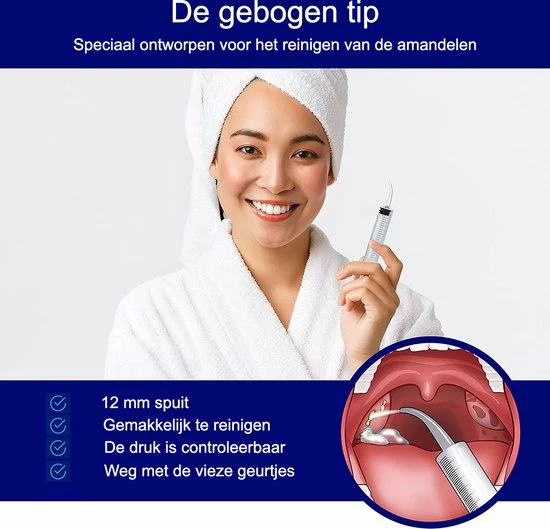 Kopen β¨ BeProud - Amandelsteen Verwijderaar - Keelsteentjes - Tonsil Stone Remover - Tegen Een Slechte Adem π₯° 3 Kopen β¨ BeProud - Amandelsteen Verwijderaar - Keelsteentjes - Tonsil Stone Remover - Tegen Een Slechte Adem π₯° - Afbeelding 3
