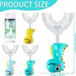 Hete verkoop 🎉 Belenthi Tandenborstel Voor Baby En Kind- Handtandenborstel Voor Kinderen-2 Tot 12 Jaar- U Vormig 360 Graden Poetsen 🔔 -BRAUN Shop 550x537 5