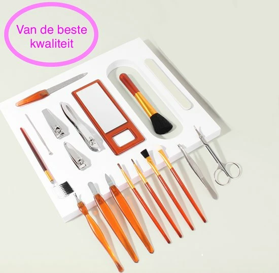 Beste recensies van π€© Royal WM Manicure Set - 18 Stuk(s) - Make Up Set - Nagelschaar - Nagelvijl - Brush π 4 Beste recensies van π€© Royal WM Manicure Set - 18 Stuk(s) - Make Up Set - Nagelschaar - Nagelvijl - Brush π - Afbeelding 4