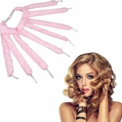 Beste recensies van 🛒 SHOPFINO - Heatless Hair Curler - Satin Octocurls - Heatless Dyson Curls - Haarrollers - Heatless Waves - Satijnen Octokrullen - Beachwaves - Heatless Curls - Zonder Hitte - Hoofdband - 🌞 Summer Hairstyle - Roze - Haircare - Krulspelden - Krulset 🎉