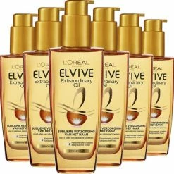 Nieuw ✨ L’Oréal Paris Elvive Extraordinary Oil - Voordeelverpakking 6 X 100 Ml - Olie - Alle Haartypes 🛒