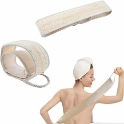 Goedkoopste ๐ฏ Merkloos Loofah Baddoek - Massage - Handoeken - Lichaamsborstel - Loofah Badspons - Loofah - Badspons - Loofah - Scrubmassage - Rug - Wit - Schrubriem - Loofah - Badborstel - Loofah Spons - Loofah Handschoen - Massage Handdoeken ๐ฏ