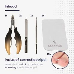 Korting 🔥 Skeraxo® Professionele Pedicureset Nageltang Kalknagel - Met Nagelvijl & Vuil Verwijderaar - Nagelschaar Voor Harde Teennagels – Nagelknipper Ingegroeide Teennagel - Inclusief Teennagel Correctors 😀 20 Korting 🔥 Skeraxo® Professionele Pedicureset Nageltang Kalknagel - Met Nagelvijl & Vuil Verwijderaar - Nagelschaar Voor Harde Teennagels – Nagelknipper Ingegroeide Teennagel - Inclusief Teennagel Correctors 😀 -BRAUN Shop 550x548 5