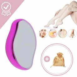 Kopen ✔️ ShopYourMusthaves S.Y.M. Crystal Hair Removal – Haarverwijderaar – Ontharing – Crystal Hair Eraser – Kristalpad – Inclusief Opbergzakje - Roze 😉