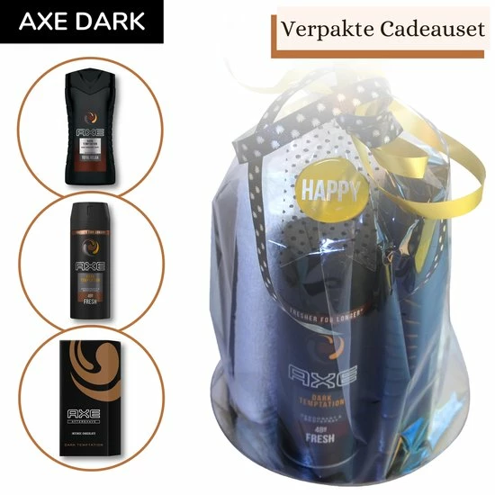 Beste Pirce ❤️ Axe Dark Temptation Cadeau Voor Man - Geschenkset Mannen - 4 Producten - Deodorant ● Douchegel ● Aftershave ● Handdoek Gezicht - Cadeau Compleet 🎁 1 Beste Pirce ❤️ Axe Dark Temptation Cadeau Voor Man - Geschenkset Mannen - 4 Producten - Deodorant ● Douchegel ● Aftershave ● Handdoek Gezicht - Cadeau Compleet 🎁