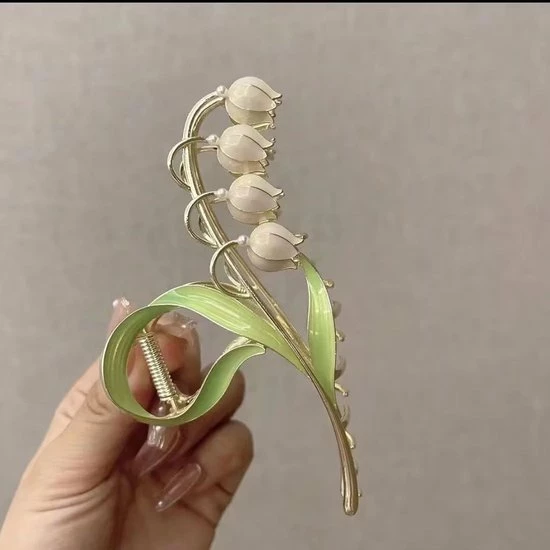 Nieuw ๐งจ HAIRMUSTHAVES Haargrijper Groot - Haarklauw - Zalm/Groen - Haarklem - Haarclip - Haarsieraad - Haarspeld - Haar Accessoires - Dames - Bloem - 9 Cm X 5 Cm - Uniek - Cadeau - Luxe ๐ 4 Nieuw ๐งจ HAIRMUSTHAVES Haargrijper Groot - Haarklauw - Zalm/Groen - Haarklem - Haarclip - Haarsieraad - Haarspeld - Haar Accessoires - Dames - Bloem - 9 Cm X 5 Cm - Uniek - Cadeau - Luxe ๐ - Afbeelding 4