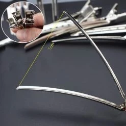 Aanbiedingen 😀 Merkloos Kappers Haarklemmen | Haarclips Zilver | Grote Haarklem | Stevige Platbek Haarklem | Professionele Haarklemmen | Afdeelklem | Hair Clips | 12x ✨ -BRAUN Shop 550x550 298