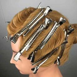 Aanbiedingen 😀 Merkloos Kappers Haarklemmen | Haarclips Zilver | Grote Haarklem | Stevige Platbek Haarklem | Professionele Haarklemmen | Afdeelklem | Hair Clips | 12x ✨ -BRAUN Shop 550x550 299