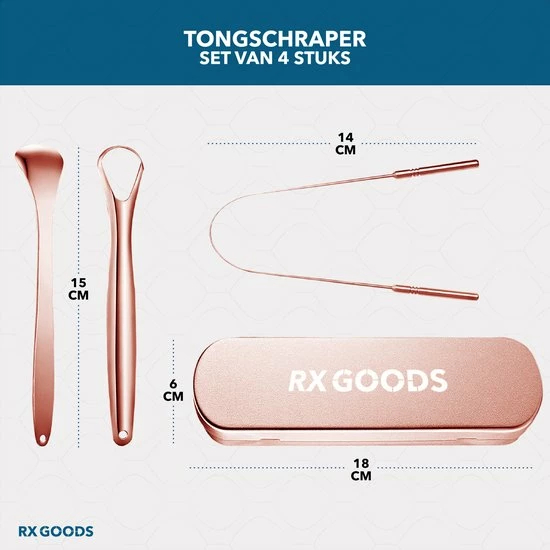 Goedkoopste ๐งจ RX Goods Rosé Gouden Tongschraper Voor Mondverzorging – 4 Stuks – Duurzaam & Herbruikbaar ๐ 7 Goedkoopste ๐งจ RX Goods Rosé Gouden Tongschraper Voor Mondverzorging – 4 Stuks – Duurzaam & Herbruikbaar ๐ - Afbeelding 7