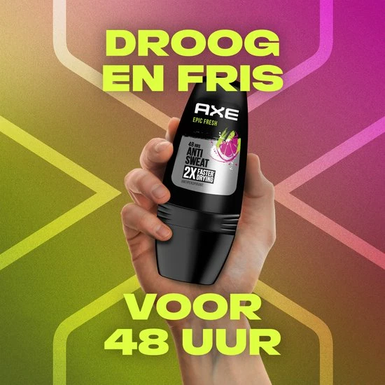 Beste Pirce π 6x Axe Deodorant Roller Epic Fresh 50 Ml π 4 Beste Pirce π 6x Axe Deodorant Roller Epic Fresh 50 Ml π - Afbeelding 4