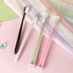 Gloednieuw ✨ DentPro® Tandenborstel - Ultrafijne En Zacht - Zachte Tandenborstel - 10.000 Haartjes - Gevoelig Tandvlees - Soft - Zwart 🥰 -BRAUN Shop 550x550 465