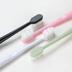 Gloednieuw ✨ DentPro® Tandenborstel - Ultrafijne En Zacht - Zachte Tandenborstel - 10.000 Haartjes - Gevoelig Tandvlees - Soft - Zwart 🥰 -BRAUN Shop 550x550 466