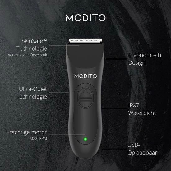Beste deal 🛒 Modito® Trimmer - Bodygroomer Mannen - 100% Waterdicht - Elektrisch Scheerapparaat - Voor Schaamstreek - Oplaadbaar - Manscaping Body Groomer 🛒 5 Beste deal 🛒 Modito® Trimmer - Bodygroomer Mannen - 100% Waterdicht - Elektrisch Scheerapparaat - Voor Schaamstreek - Oplaadbaar - Manscaping Body Groomer 🛒 - Afbeelding 5