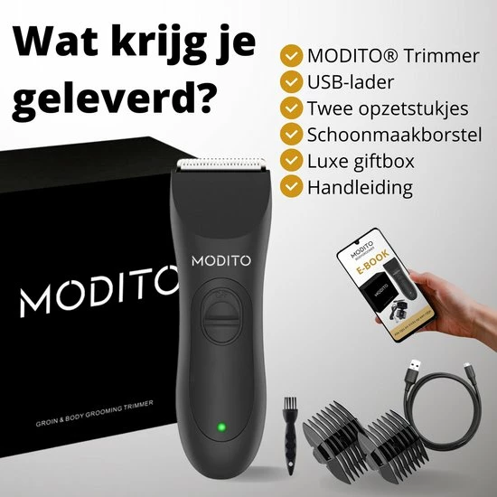 Beste deal 🛒 Modito® Trimmer - Bodygroomer Mannen - 100% Waterdicht - Elektrisch Scheerapparaat - Voor Schaamstreek - Oplaadbaar - Manscaping Body Groomer 🛒 7 Beste deal 🛒 Modito® Trimmer - Bodygroomer Mannen - 100% Waterdicht - Elektrisch Scheerapparaat - Voor Schaamstreek - Oplaadbaar - Manscaping Body Groomer 🛒 - Afbeelding 7