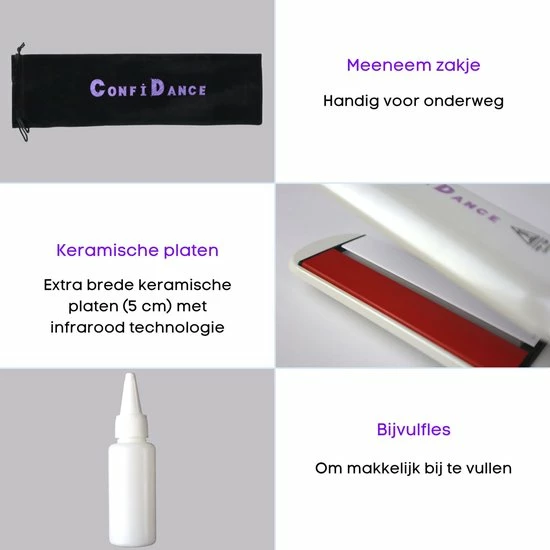 Aanbiedingen 👏 Confidance - Steampod – Steampod 3.0 - Stoomstijltang - Stijltang - Wit ✨ 6 Aanbiedingen 👏 Confidance - Steampod – Steampod 3.0 - Stoomstijltang - Stijltang - Wit ✨ - Afbeelding 6